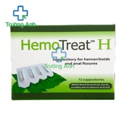 HemoTreat H (viên đặt) - Giúp giảm đau rát và ngứa khó chịu ở trĩ