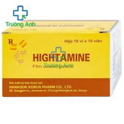 Hightamine - Thuốc giúp bổ sung dinh dưỡng hiệu quả của Hàn Quốc