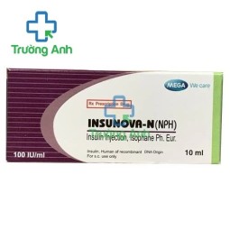 Insunova N 100IU/1ml Inj.10ml - Thuốc điều trị bệnh tiểu đường hiệu quả