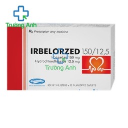 Irbelorzed 150/12,5 - Thuốc điều trị tăng huyết áp hiệu quả của Savipharm
