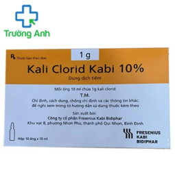 Kali Clorid Kabi 10% - Thuốc điều trị các bệnh do thiếu Kali