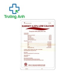 Kamsky 4,25%-low calcium - Dung dịch thẩm phân phúc mạc hiệu quả