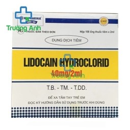 Lidocain hydroclorid 40mg/2ml HDPharma - Thuốc gây tê hiệu quả