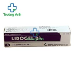 Lidogel 2% VCP 10g - Thuốc gây tê tại chỗ niêm mạc hiệu quả  