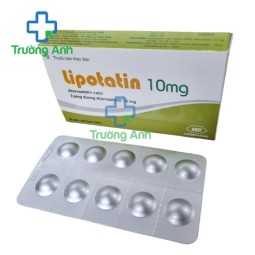 Lipotatin 10mg - Thuốc làm giảm cholesterol máu hiệu quả của Mebiphar