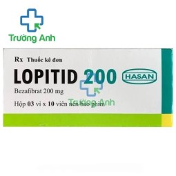 Lopitid 200 Hasan - Thuốc điều trị tăng triglycerid máu