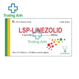 LSP-Linezolid 600mg Cophavina - Thuốc điều trị nhiễm khuẩn hiệu quả