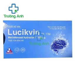 Lucikvin Vinphaco Hộp 10 lọ - Thuốc điều trị suy giảm trí nhớ
