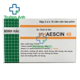 Aescin 40mg Mipharmco - Thuốc điều trị suy tĩnh mạch và trĩ hiệu quả