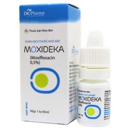 Moxideka - Dung dịch nhỏ mắt chống nhiễm khuẩn hiệu quả