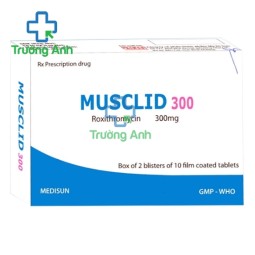 Musclid 300 - Thuốc điều trị nhiễm trùng hiệu quả của MEDISUN