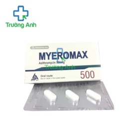 Myeromax 500mg - Thuốc kháng sinh điều trị nhiễm khuẩn hiệu quả