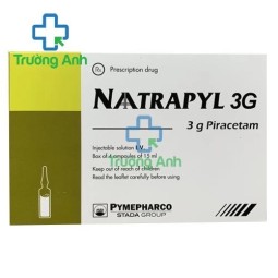 NAATRAPYL 3g - Thuốc điều trị di chứng mạch máu não của Pymepharco