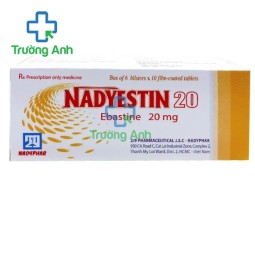 Nadyestin 20 - Thuốc điều trị viêm mũi dị ứng hiệu quả của NADYPHAR