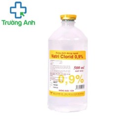 Natri clorid 0,9%-500ml Bidiphar - Giúp sát khuẩn, bảo vệ hệ hô hấp