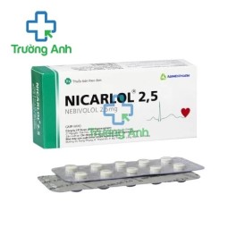 NICARLOL 2,5 Agimexpharm - Thuốc điều trị tăng huyết áp, suy tim hiệu quả