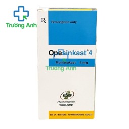 Opesinkast 4mg - Thuốc dự phòng và điều trị hen phế quản của OPV