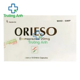 Orieso 20mg - Thuốc điều trị viêm loét dạ dày, tá tràng hiệu quả của DN Pharma
