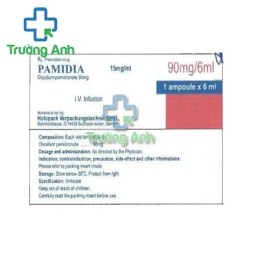 Pamidia 90mg/6ml - Thuốc điều trị các bệnh lý do tăng sự tiêu xương của Đức