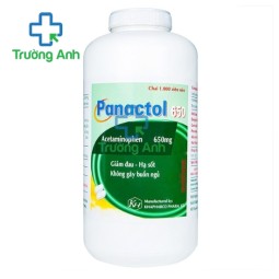 Panactol 650 Khapharco - Thuốc giảm đau, hạ sốt hiệu quả