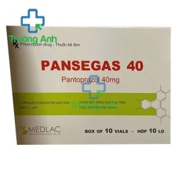 Pansegas 40 - Thuốc điều trị trào ngược dạ dày, loét dạ dày tá tràng hiệu quả của Medlac