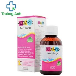 PEDIAKID NEZ GORGE - MŨI HỌNG 125ml - Giúp làm sạch và dịu đường hô hấp hiệu quả