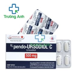 Pendo-Ursodiol C 500mg Domesco - Điều trị xơ gan ứ mật, sỏi mât hiệu quả