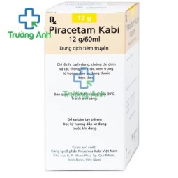 Piracetam Kabi 12g/60ml - Thuốc điều trị chóng mặt hiệu quả
