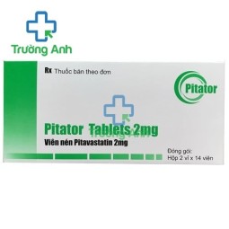Pitator Tablets 2mg - Thuốc điều trị tăng cholesterol và rối loạn lipid máu