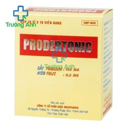 Prodertonic MEDIPHARCO - Giúp bổ sung sắt và acid folic hiệu quả