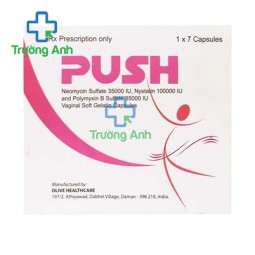 Viên đặt âm đạo Push - Thuốc điều trị viêm nhiễm phụ khoa
