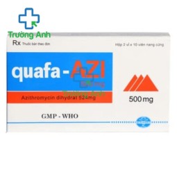 Quafa-Azi 500 mg - Thuốc điều trị nhiễm khuẩn hiệu quả của Quapharco