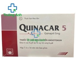 Quinacar 5 - Thuốc điều trị tăng huyết áp vô căn của Pypmepharco
