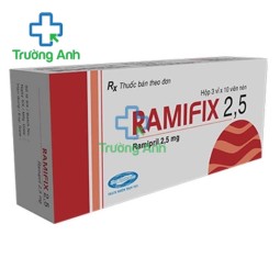 Ramifix 2,5 - Thuốc điều trị tăng huyết áp, suy tim của SAVIPHAMR