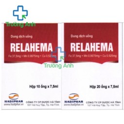 Relahema Hadiphar - Thuốc điều trị thiếu máu do thiếu sắt 