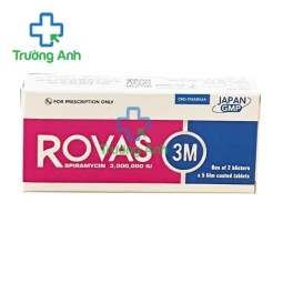 Rovas 3M - Giúp điều trị nhiễm khuẩn hiệu quả của DHG PHARMA