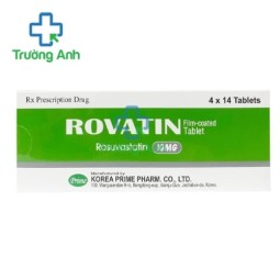 Rovatin Film-coated tablet - Thuốc điều trị tăng cholesterol hiệu quả của Prime