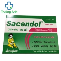SACENDOL 325mg - Thuốc giảm đau, hạ sốt hiệu quả của Vacopharm