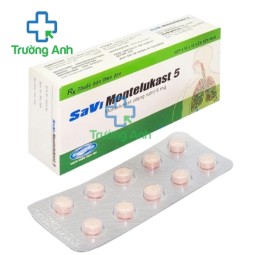 SaVi Montelukast 5 - Thuốc dự phòng và điều trị hen suyễn hiệu quả