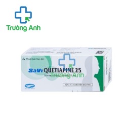 SAVI QUETIAPINE 25 - Thuốc điều trị bệnh thần kinh hiệu quả của Sa Vi