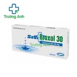 SaViBroxol 30 - Thuốc tiêu chất nhầy đường hô hấp của SAVIPHAMR
