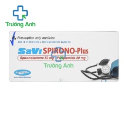 Savispirono-Plus - Thuốc điều trị tăng huyết áp, suy tim hiệu quả