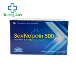 SavNopain 500 Savipharm - Thuốc chống viêm giảm đau hiệu quả