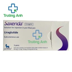 Saxenda 6mg/ml Novo Nordisk - Bút tiêm hỗ trợ chế độ ăn giảm calo hiệu quả