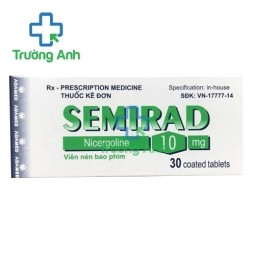 Semirad 10mg - Thuốc điều trị rối loạn tuần hoàn não hiệu quả của Ba Lan