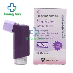 Seretide Evohaler DC 25/250mcg GSK - Thuốc điều trị hen phế quản hiệu quả
