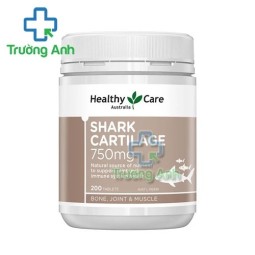 Shark Cartilage 750mg Healthy Care - Giúp bồi bổ xương khớp của Úc