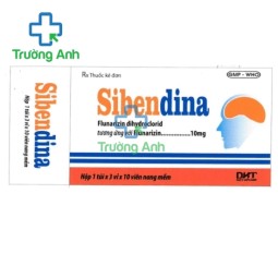 Sibendina 10mg Hataphar - Thuốc dự phòng đau nửa đầu hiệu quả