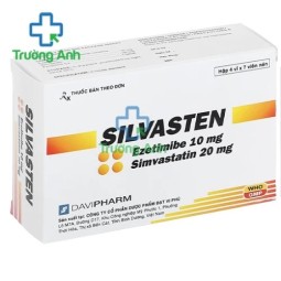 Silvasten - Thuốc giúp kiểm soát cholesterol trong máu hiệu quả của Davipharm