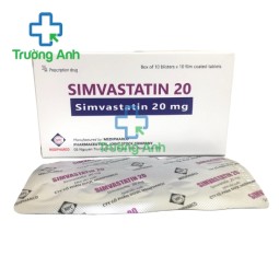 Simvastatin 20 Medipharco - Thuốc điều trị tăng cholesterol máu